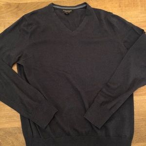 Banana Republic luxury blend silk navy sweater M